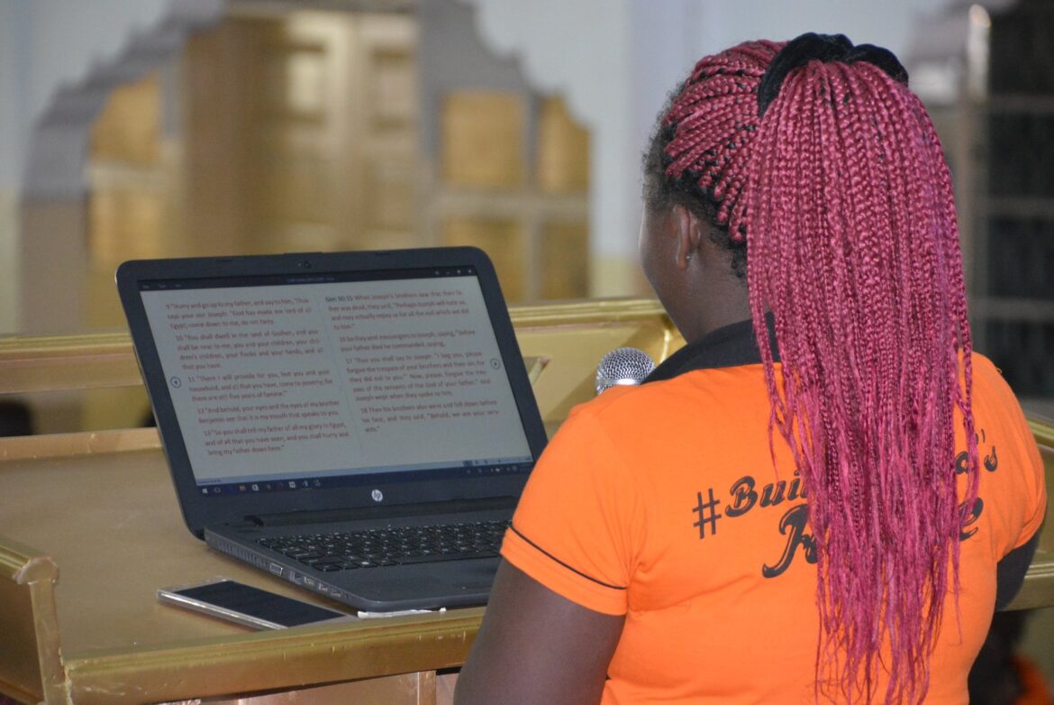 Student learning on a laptop &mdash